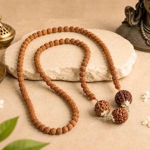 Dhan Sampatti Kawach Mala with 6 & 7 Rudraksha