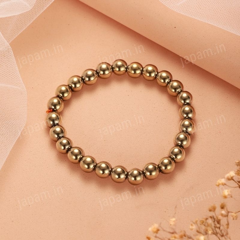 Golden Hematite Prosperity Band