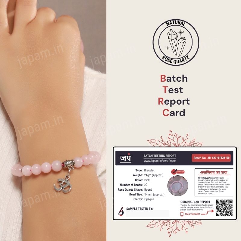 Rose Quartz Om Band