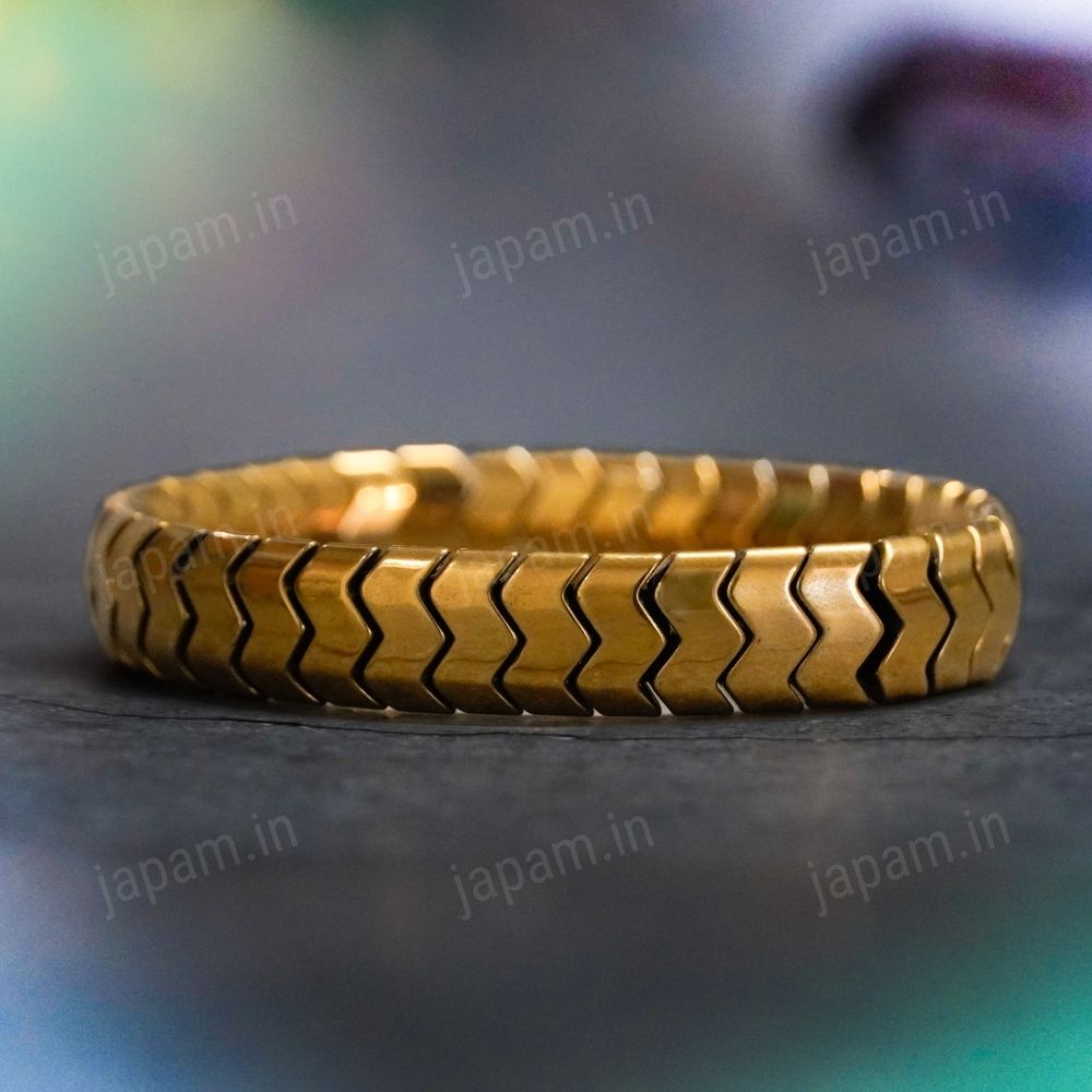 Golden Glow Hematite  Band