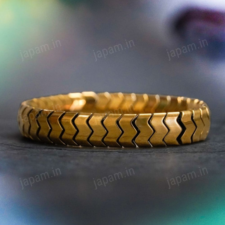 Golden Glow Hematite  Band