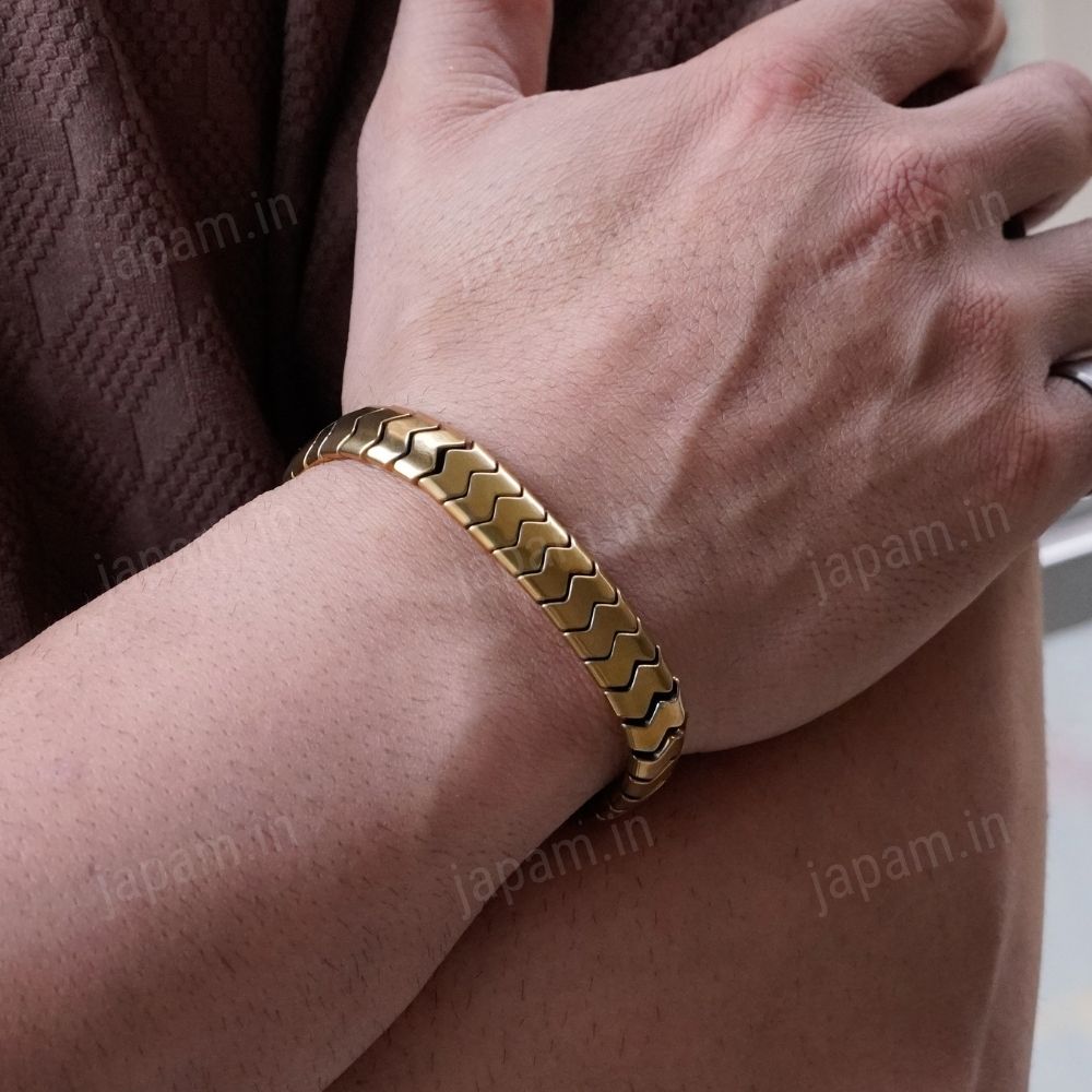 Golden Glow Hematite  Band