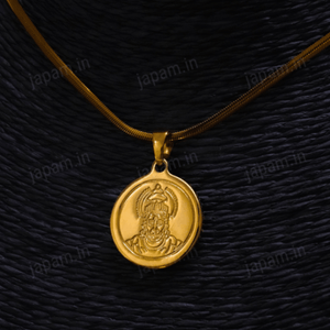 Gold Plated Hanuman Ji Coin Necklace For Women