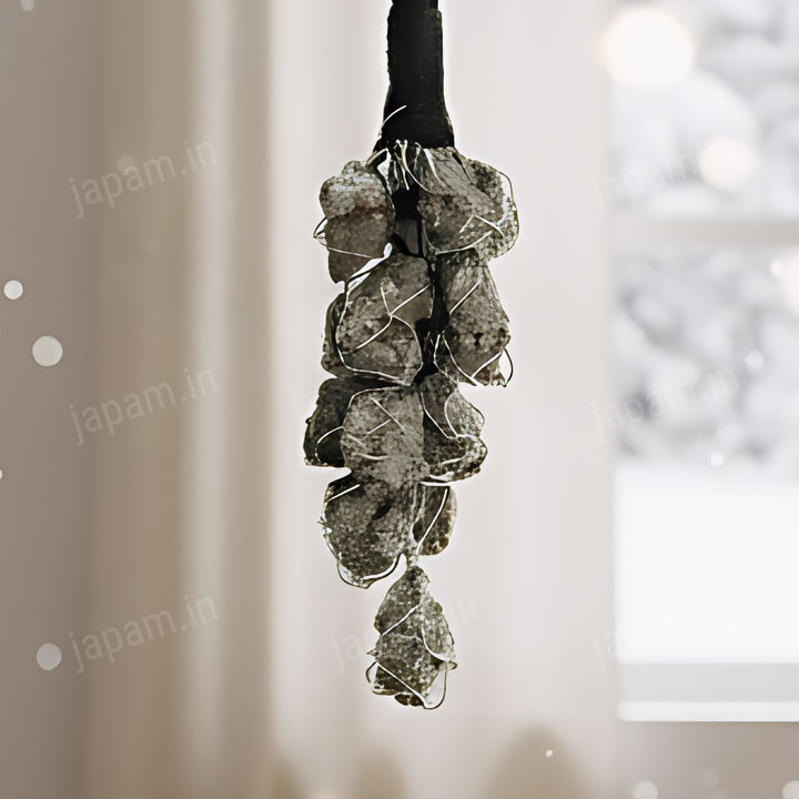 Pyrite Cluster Hanging Charm for Vaastu