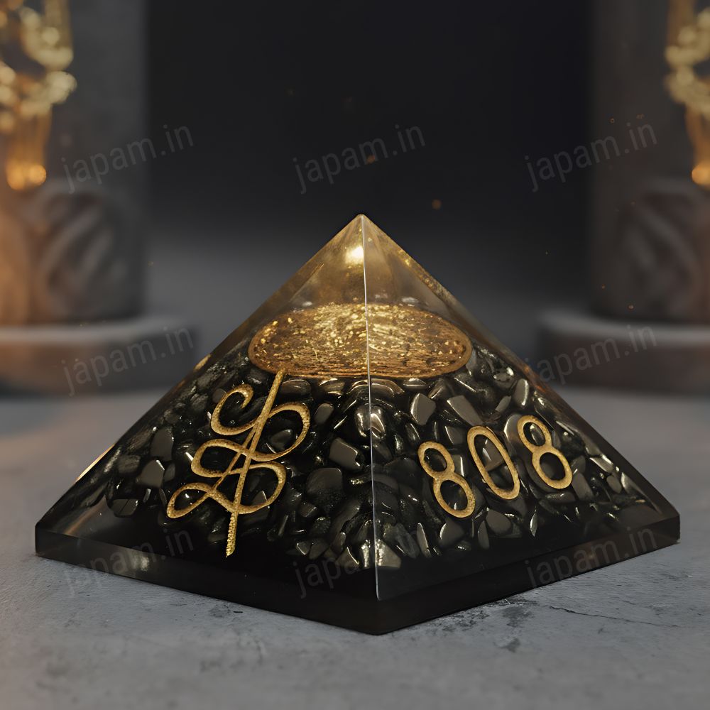 Wealth Magnet Pyrite Pyramid for Vaastu